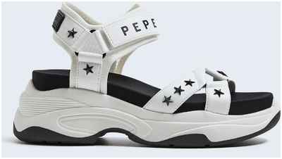 Женские сандалии Pepe Jeans London, белые / 1278254 - вид 2