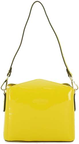 Женская сумка кросс-боди Maison Pourchet, желтая / 12729203 - вид 2