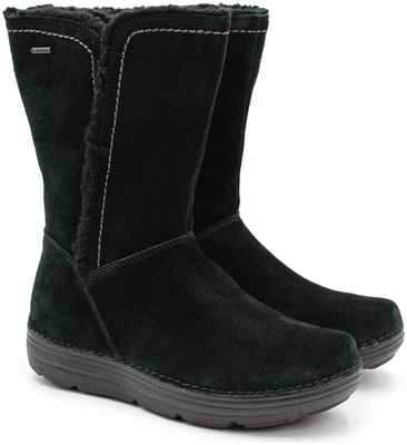 Женские сапоги Clarks, черные / 1274400 - вид 2