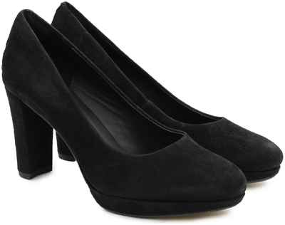 Женские туфли-лодочки Clarks, черные / 1275616