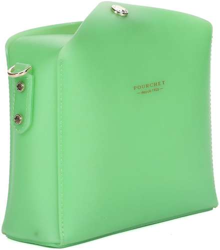 Женская сумка кросс-боди Maison Pourchet, зеленая / 12723967 - вид 2