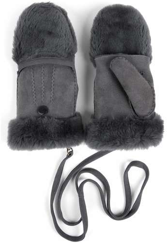 Женские варежки EMU Australia, серые / 12738128 - вид 2