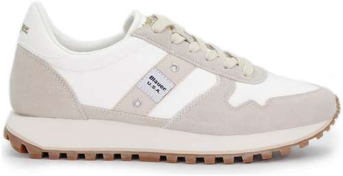 Женские кроссовки Blauer, бежевые / 12735862 - вид 2