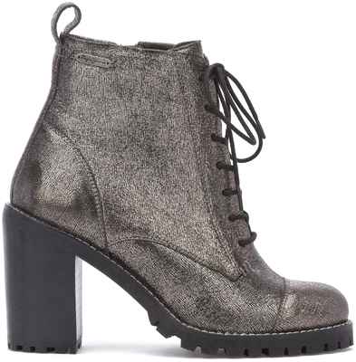 Женские высокие ботинки Pepe Jeans London, серый / 1277993 - вид 2