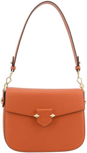 Женская сумка кросс-боди Maison Pourchet, оранжевая 12729223