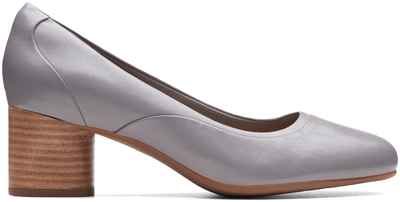 Женские туфли-лодочки Clarks, серые / 1275681 - вид 2