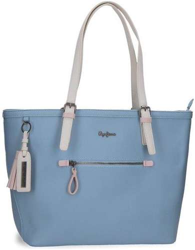 Женская сумка шоппер Pepe Jeans Bags, синяя 12724166
