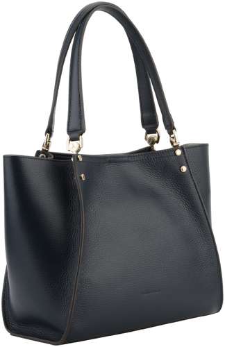 Женская сумка-шоппер Maison Pourchet, черная / 12729205 - вид 2
