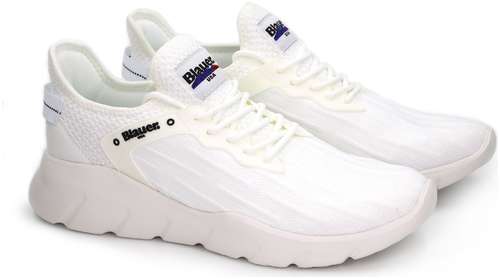 Мужские кроссовки Blauer, белые 12735891