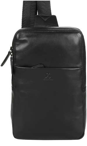 Мужская сумка слинг Royalfinch, черная / 12722490 - вид 2