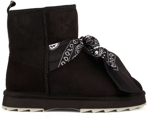 Женские полусапоги из овчины (угги) EMU Australia, черные / 12737413 - вид 2