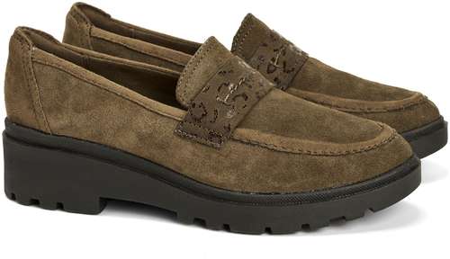 Женские лоферы Clarks, оливковые 12735733