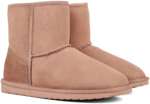 Женские полусапоги из овчины (угги) EMU Australia, розовые 12737567