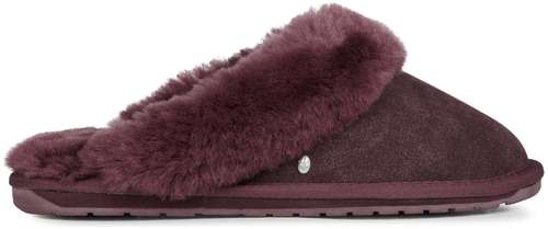 Женские тапочки EMU Australia(Jolie W10015), бордовые / 12737693 - вид 2