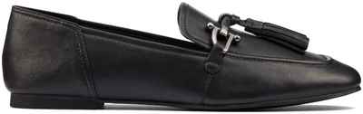 Женские лоферы Clarks, черные / 1276893 - вид 2