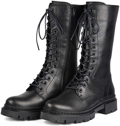Женские высокие ботинки Bullboxer, черные 12719306
