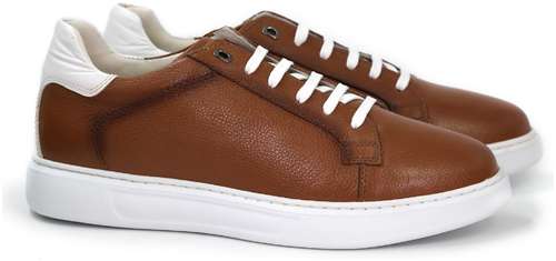 Мужские кеды Clarks, коньячные 12723492