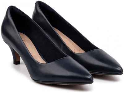 Женские туфли-лодочки Clarks, черные 1276039