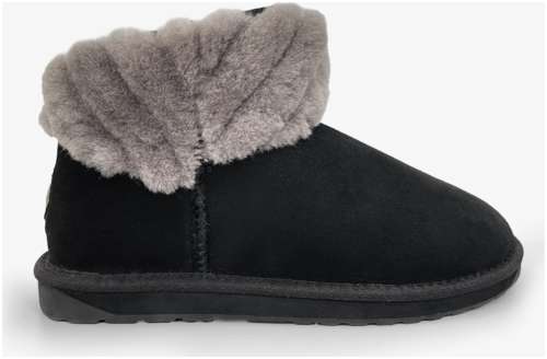 Женские полусапоги из овчины (угги) EMU Australia, черные 12738044