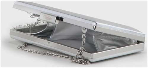Женская сумка клатч Buffalo bags, серебряная / 12724104 - вид 2