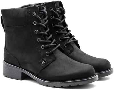 Женские высокие ботинки Clarks, черные / 12710893