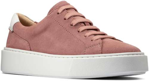 Женские кеды Clarks (Hero Lite Lace 26161113), розовые 12735548