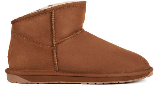 Мужские полусапоги из овчины (угги) EMU Australia, коричневые / 12737556 - вид 2