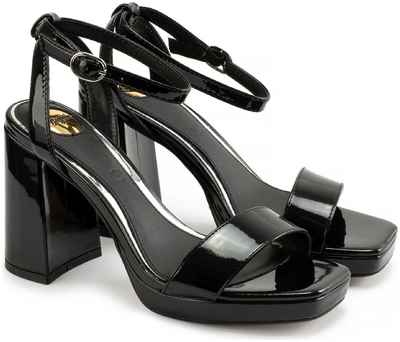 Женские босоножки Buffalo shoes, черные 12717816