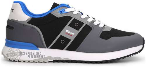 Мужские кроссовки Blauer, серые / 12736367 - вид 2