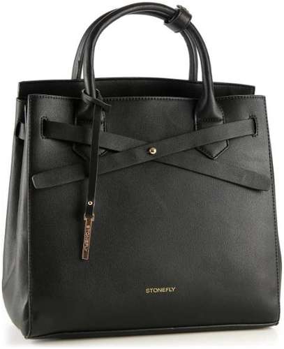 Женская сумка хэнд Stonefly Bags, черная 12723933