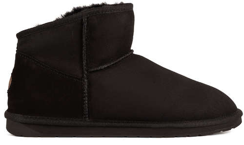 Мужские полусапоги из овчины (угги) EMU Australia, черные / 12737438 - вид 2