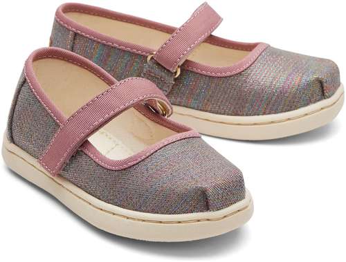 Детские туфли на ремешке TOMS (Mary Jane 10017776), мультиколор 12728916