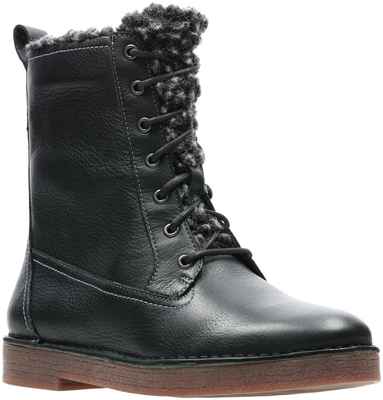 Женские высокие ботинки Clarks, черные 12711602