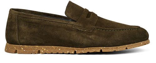 Мужские мокасины Bugatti, хаки / 12736567 - вид 2