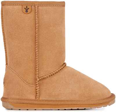 Детские сапоги из овчины (угги) EMU Australia, коричневые / 127544 - вид 2