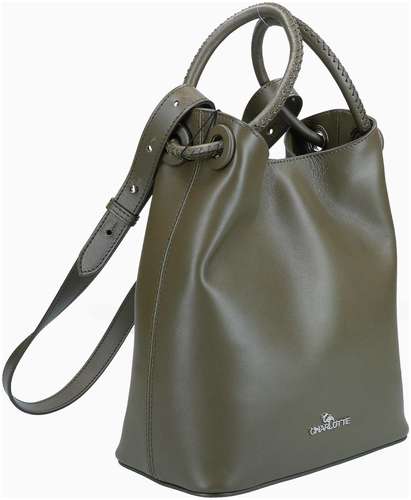 Женская сумка хобо Charlotte, зеленая 12723796