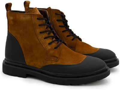 Мужские высокие ботинки Clarks (bc12511_180-4610757), коньячные / 12716872 - вид 1