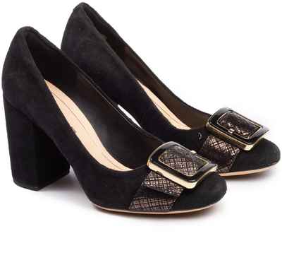 Женские туфли-лодочки Clarks, черные 1275662