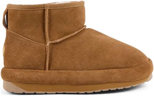 Женские полусапоги из овчины (угги) EMU Australia, коричневые 12738053