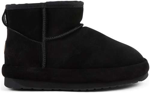 Женские полусапоги из овчины (угги) EMU Australia, черные 12738065