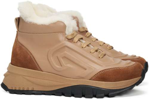 Женские высокие кроссовки Bugatti, розовые 12735566