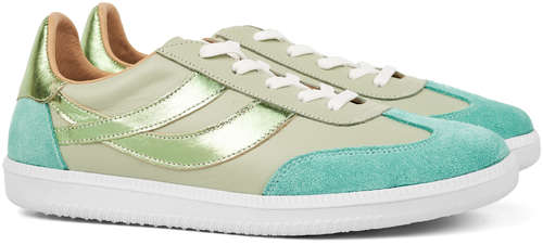 Женские кеды Bugatti, зеленые 12736552