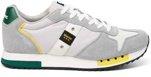 Мужские кроссовки Blauer, белые / 12732978 - вид 2